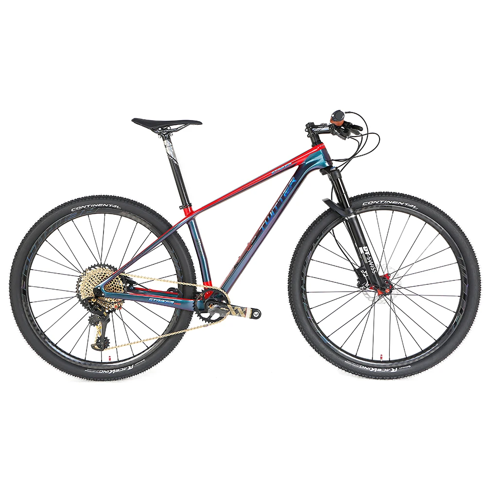 Newest 29er Carbon Mountain Bike M8100 2*12 Speed Holographic MTB Bike Hydraulic Disc Brake Mountain Bicycle