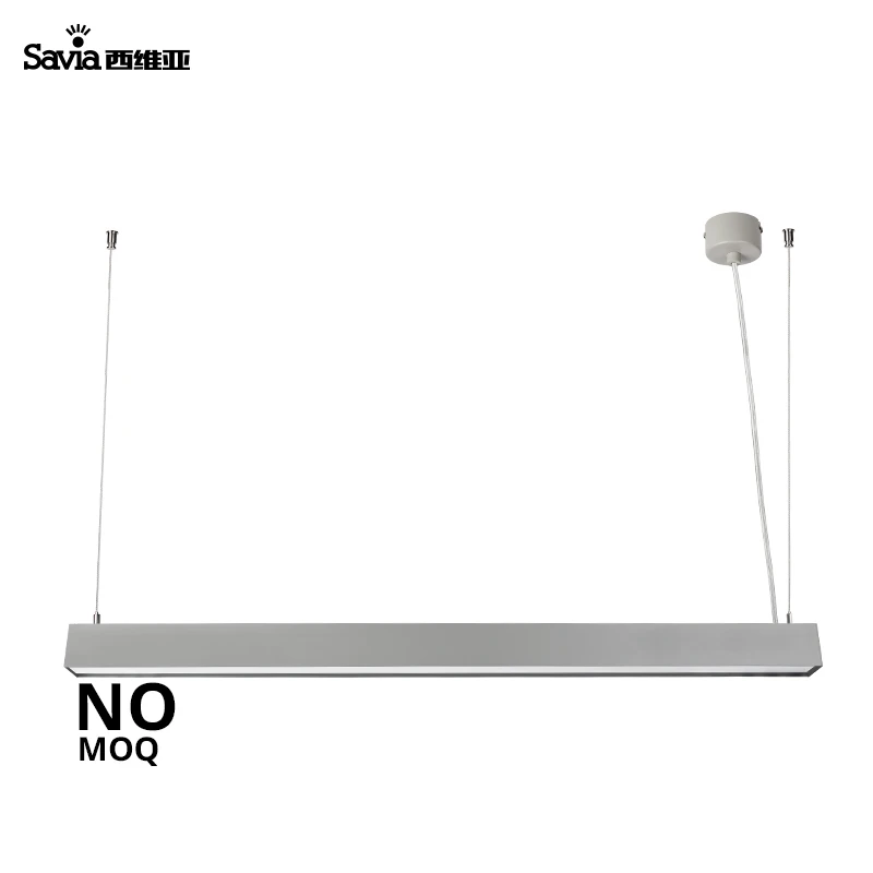 
Savia Aluminum 1.2m 4ft 36W LED Suspension Linear Pendant Light Ceiling Hanging Linear Lamp Commercial Office Lighting fixture 