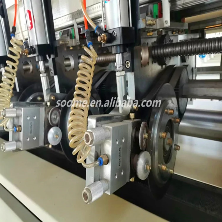 Thin knife rotary blade slitter scorer machine