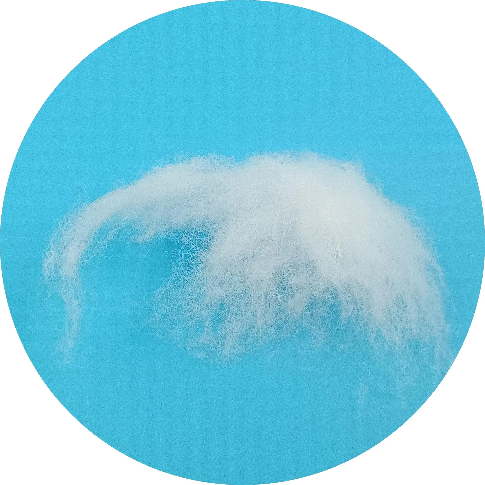 Colorful Single Hydrophilic PE/PET Staple Fiber for Nonwoven