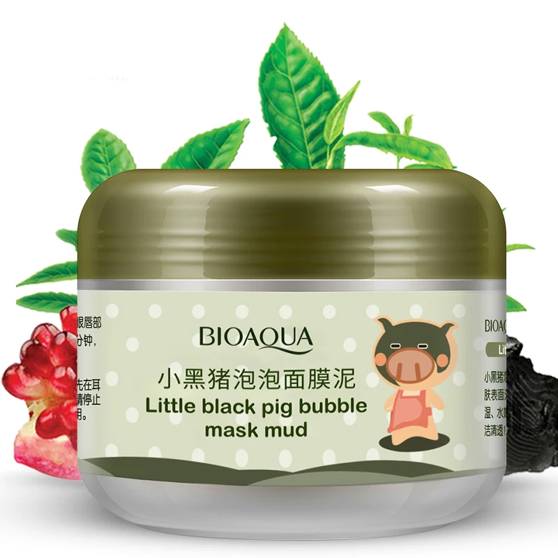 BIOAQUA глубокая очищающая увлажняющая карбонированная глиняная
