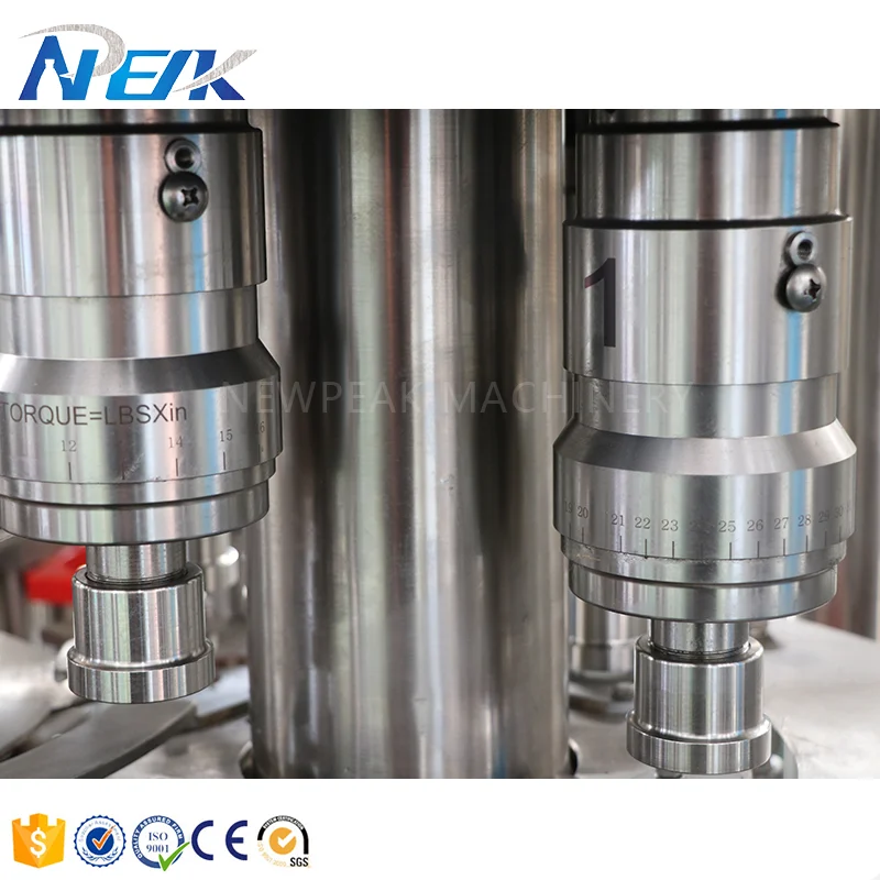 Hot Sale 2000BPH Automatic Bottling Machine Small Bottle Vial Water Filling Line