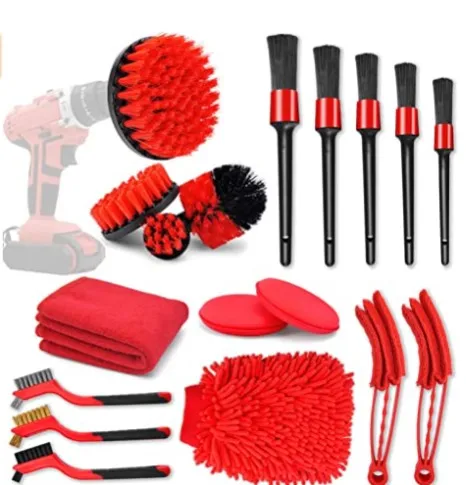 Car Detailing Brush Car Wash Brush for Interior Cleaning Wheel brush set