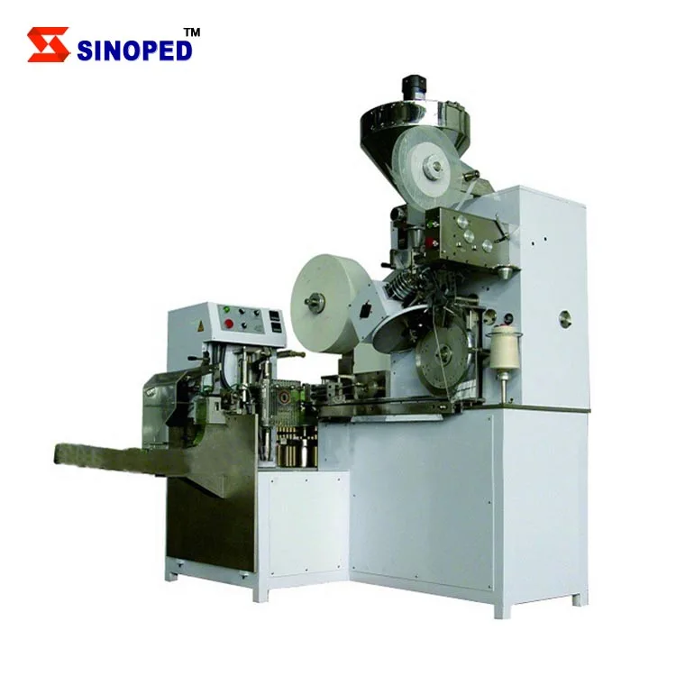 Tea Bag Packing Machine For Small Business With String And Tag Automatic Inner And Outer Tea Bag Packing Machine