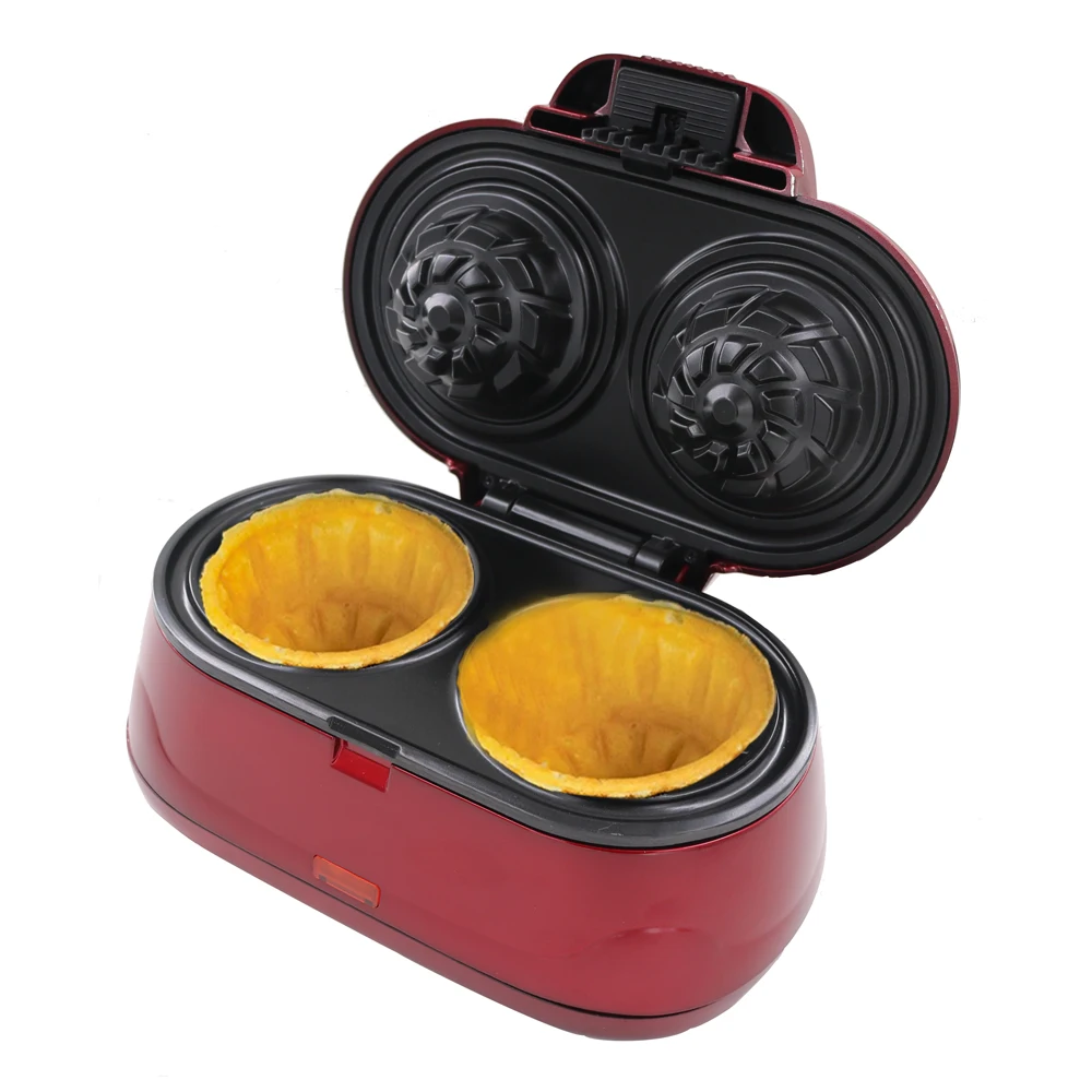 Электрическая двойная вафельная миска для домашнего использования