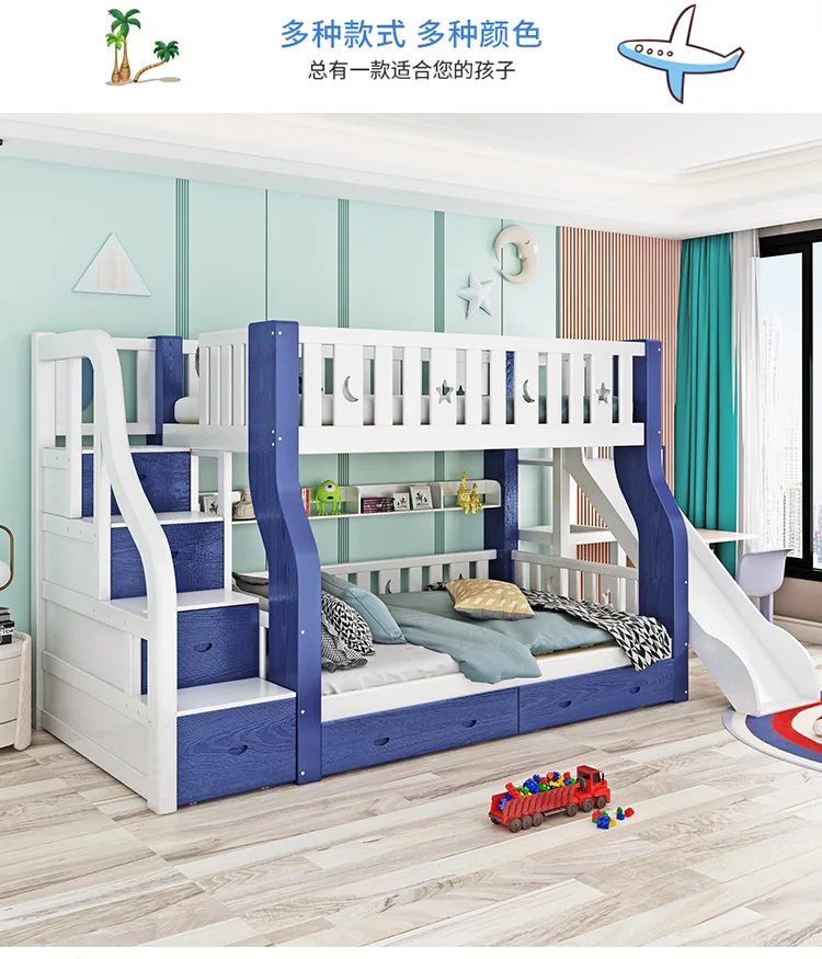 
High quality double beds fir children two thala bed home furniture child with factory prices 
