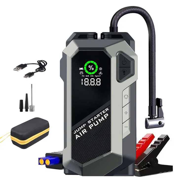 1200A Powerful Emergency car jump starter kit car battery Charger 10000mAh Quick Car Starting Jumper Pack Boost Plus Jumping box