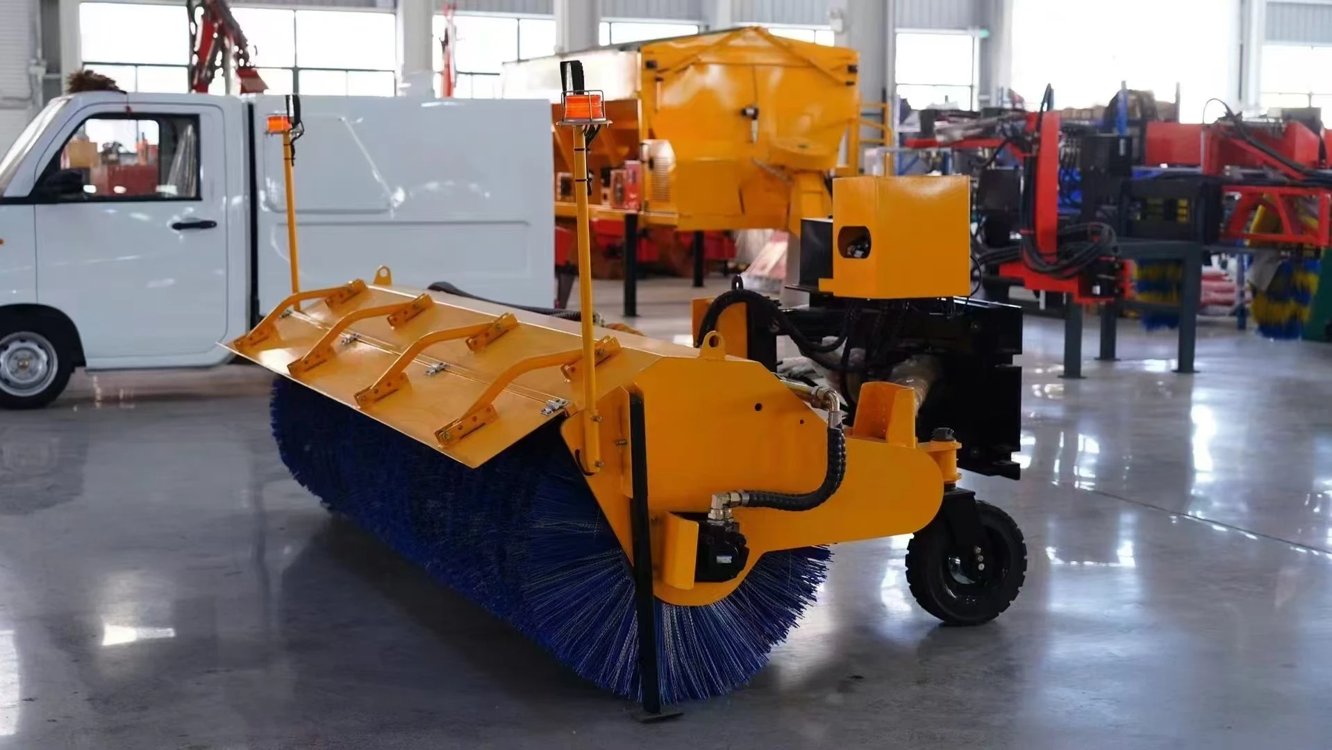 Snow shovel Snow roller Can be fitted to the head of the vehicle to clear obstacles, multi-angle adjustable