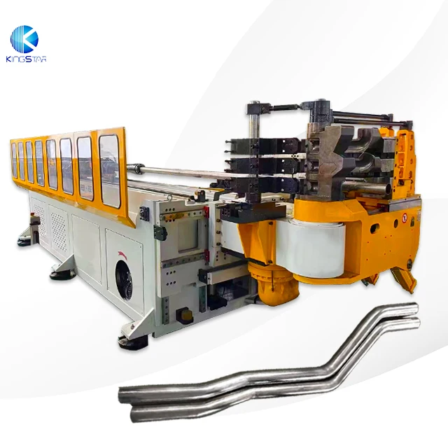DW63CNC 5A3S exhaust pipe and tube Muffler Mandrel Tube Bender CNC Pipe Bending Machine