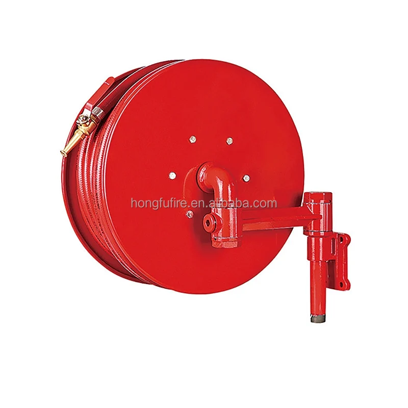 20m-30m Length Fire Hose Reel Cast Iron Fire Hose Reel