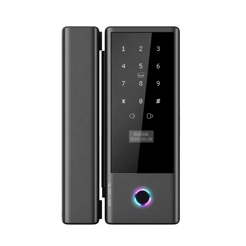 Glass door smart biometric fingerprint lock applet safety smart door lock for sliding glass door digital cerraduras inteligentes