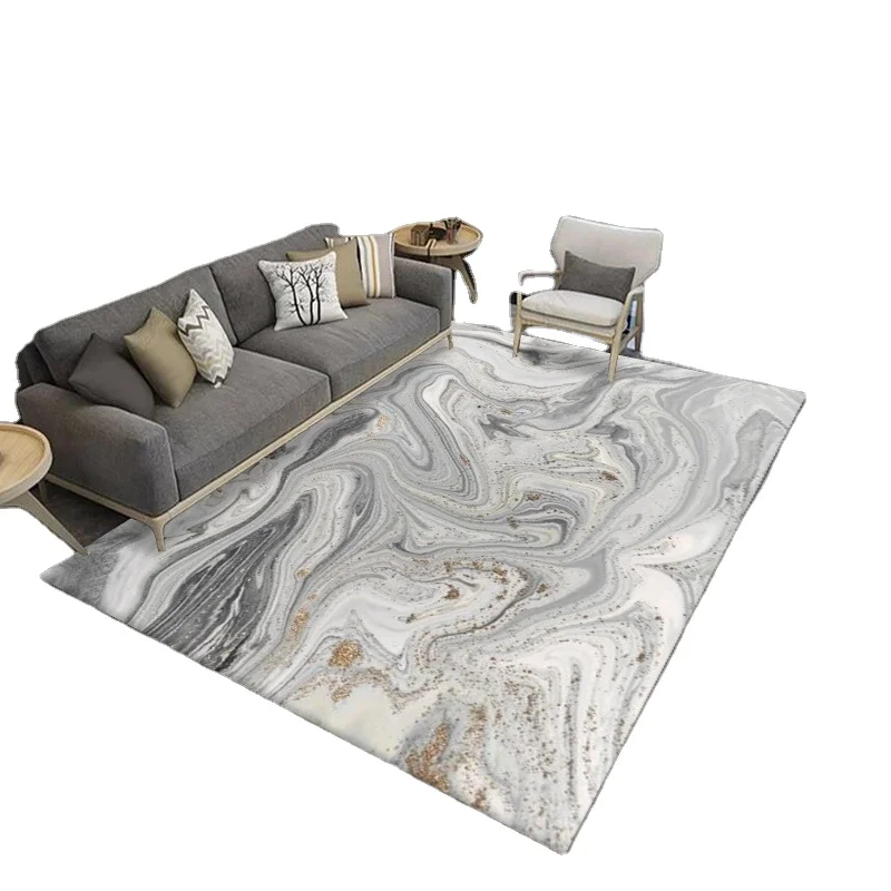 Xinglai оптовая продажа уникальный современный ротанг Корейская синяя полоска большой ковер для гостиной