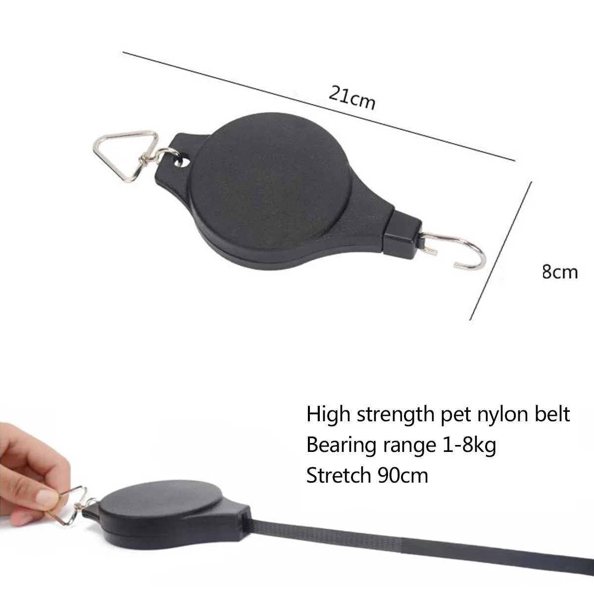 Выдвижная подвесная корзина вешалка подвесной садовый крючок для цветочных Горшков