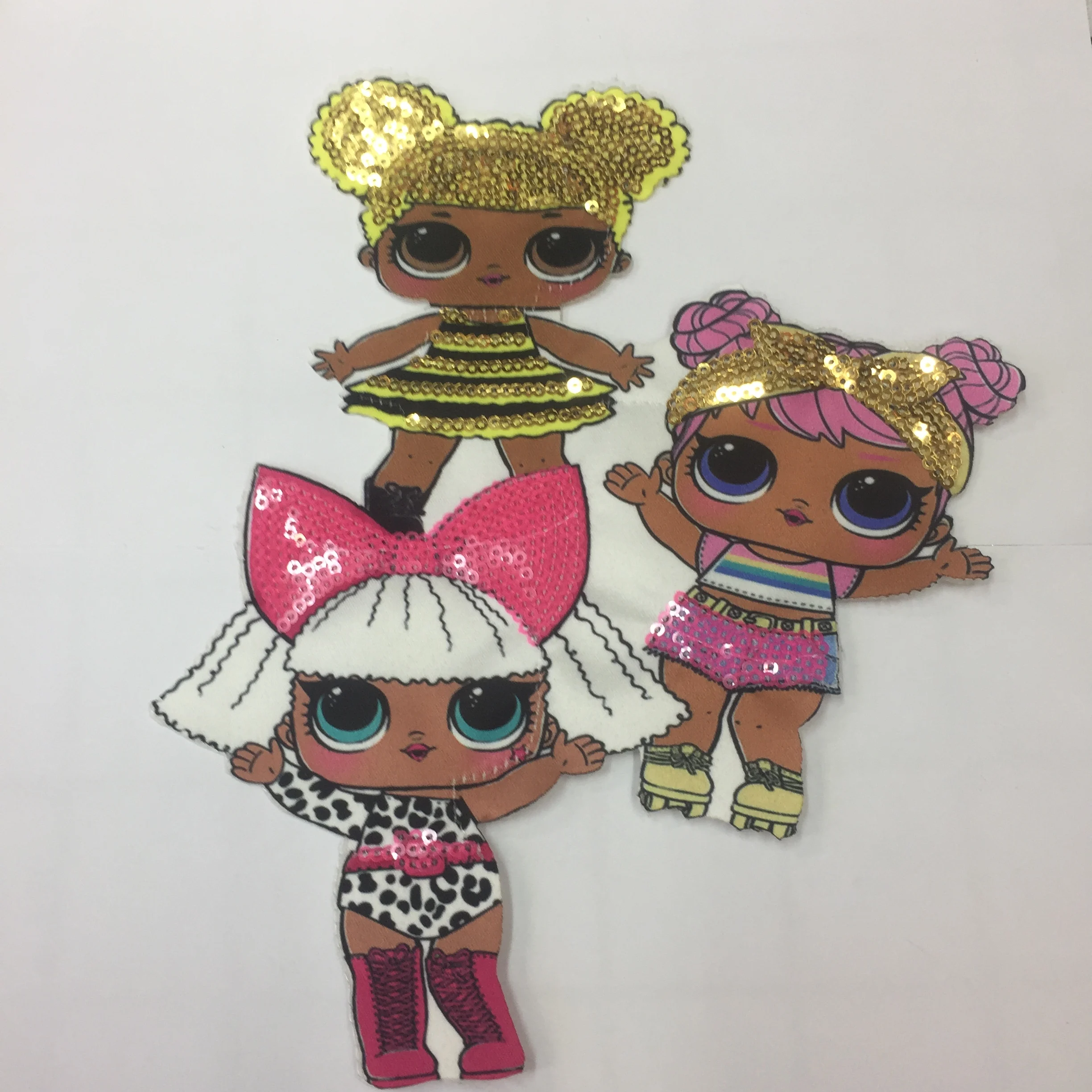 High quality wholesale new design popular sequin designs patches