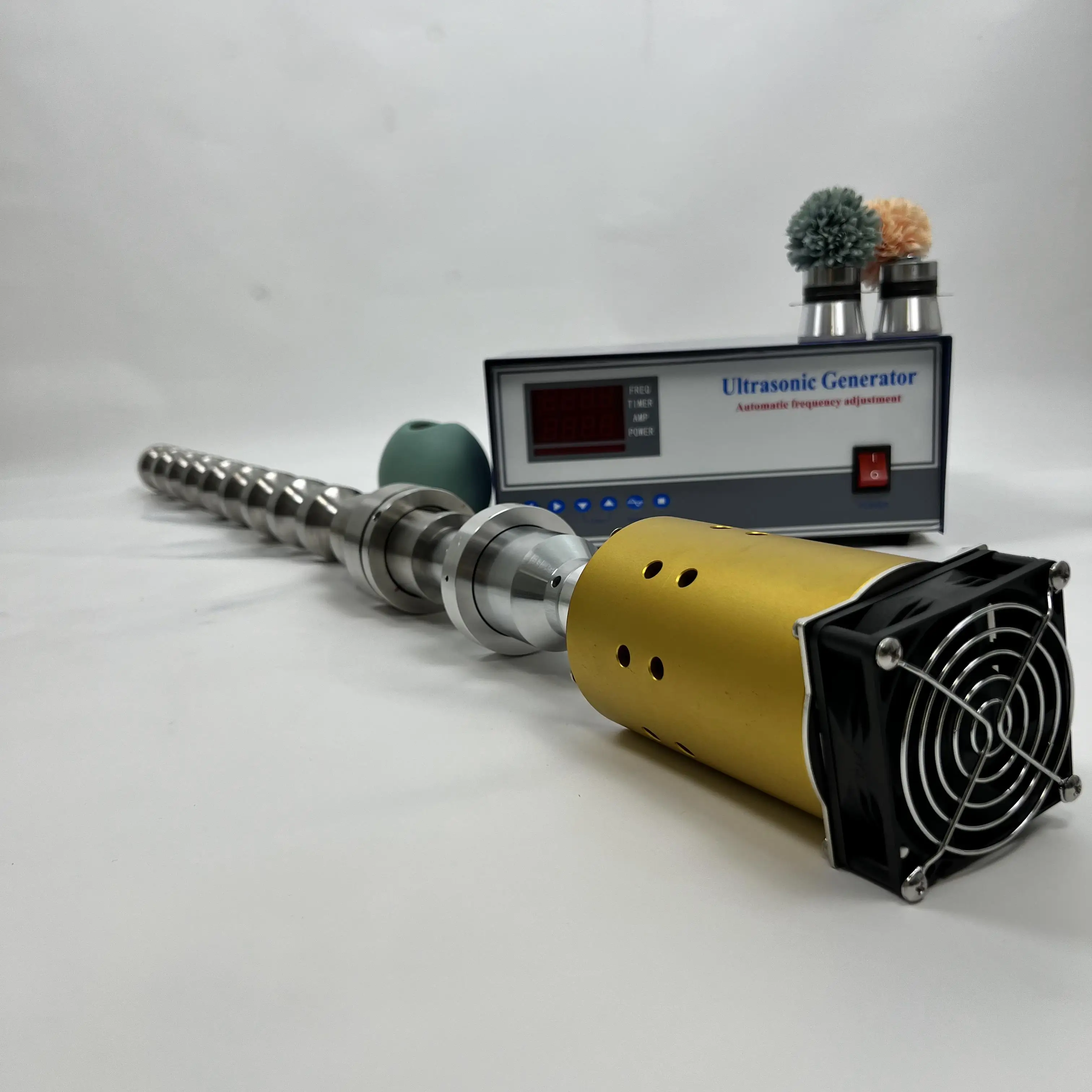 20khz 2000W Titanium Ultrasonic Transducer Rod For  Emulsification Homogenization And Mixing