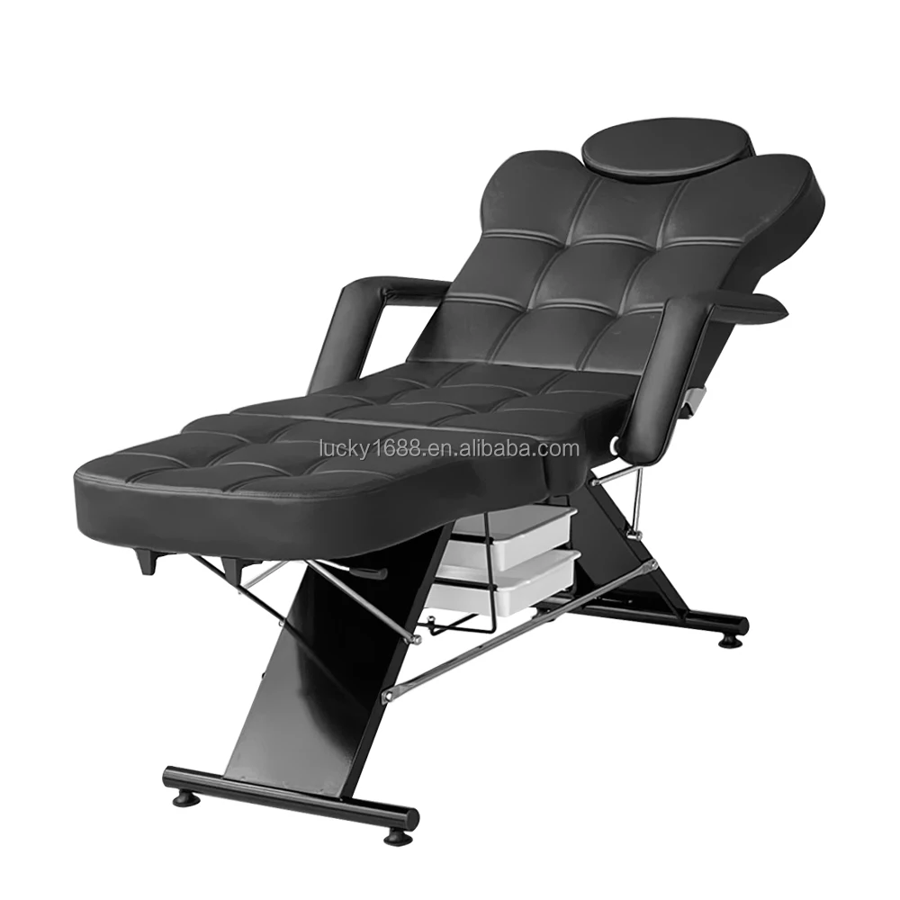 Manufacture portable salon furniture adjustable facial spa bed body massage table