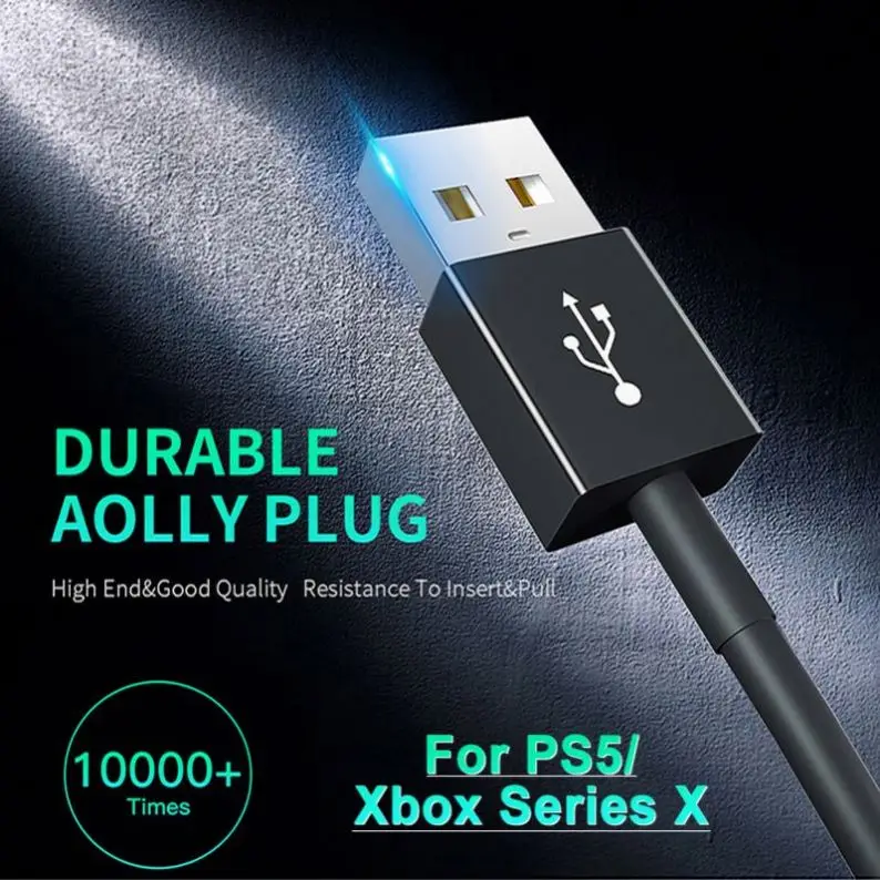 for PS5/XSX/ Switch Type C Handle Host Charging Cable 1/2M Charging Cable Game Controllers for Xbox Playstation