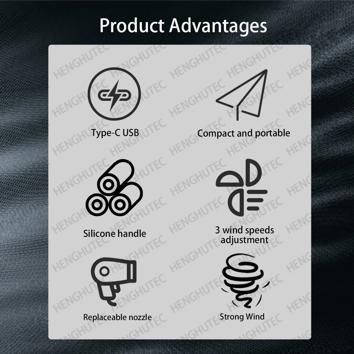 CycloneSweep Mini: Rechargeable Car Vacuum Cleaner with Brushless Turbo Fan - Powerful, Portable, for Quick Cleanup