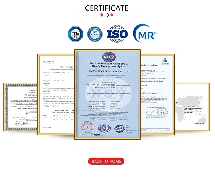 China Hot Selling Optical Lens 1.56 HMC Single Vision UV420 Blue Blocking Office Reading Ophthalmic Lenses