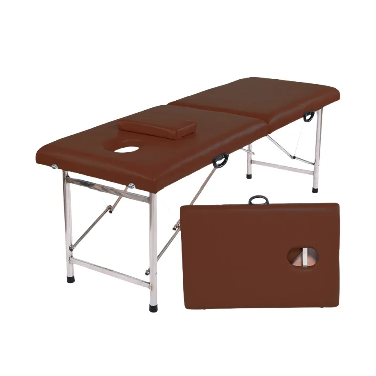 New product beauty bed SPA moxibustion aluminium portable massage table lash bed for sale
