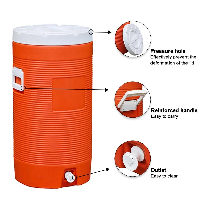 High Performance insulated slim custom can instant cool compact drink cooler ice bucket beer cooler for camping accessories