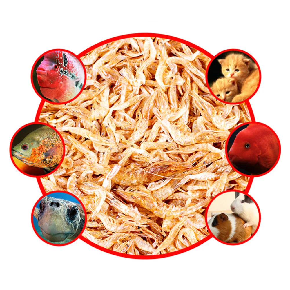 Custom packaged  nutritious clean high-quality pet food dried shrimp