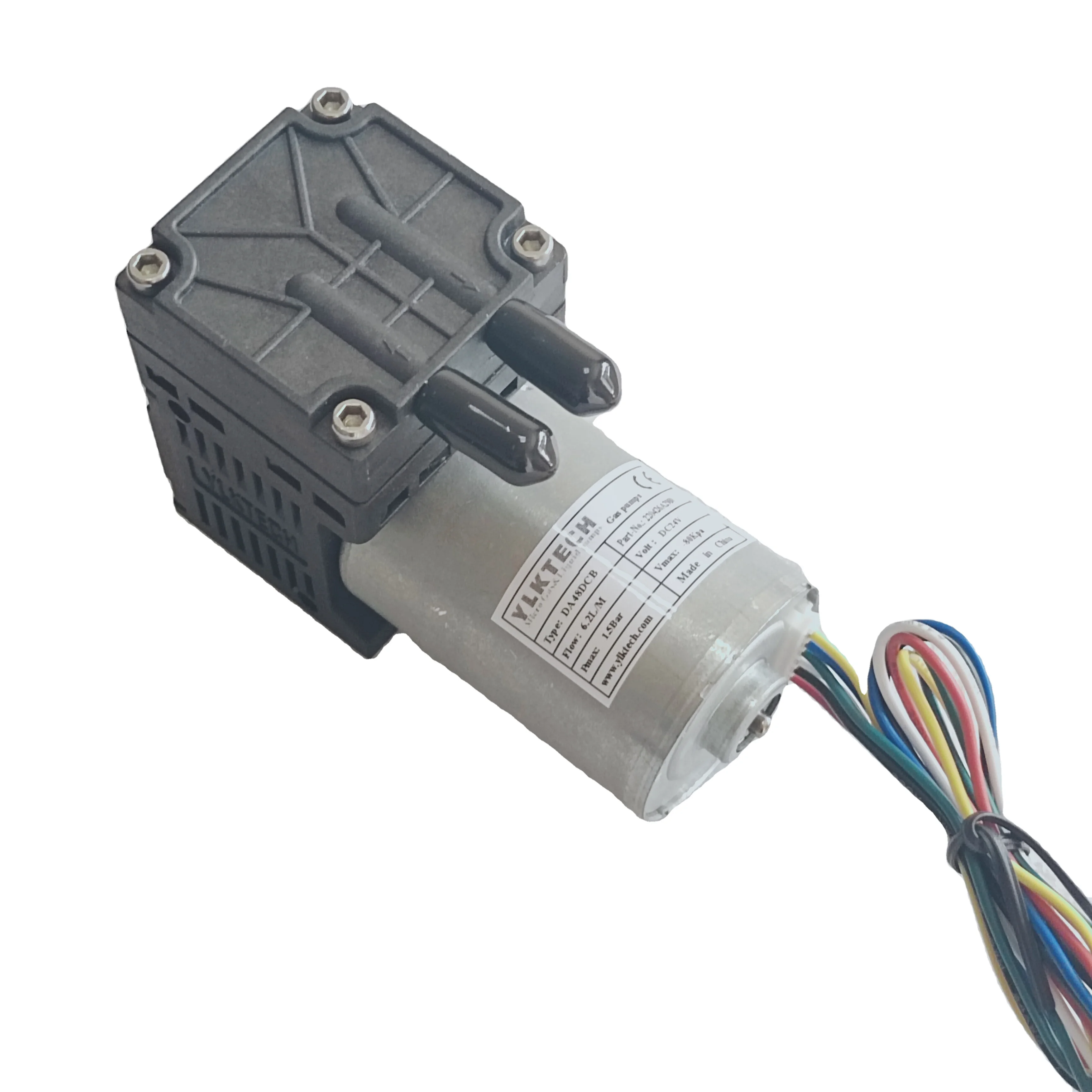 New Style DA48DCB-TH Brushless Micro Air Pump Custom Cable Ceramic Diaphragms Serial Parallel Connection Electric Application
