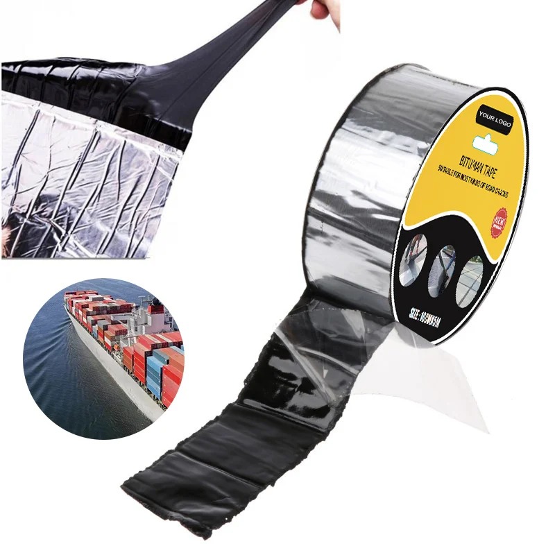 ANTI Whosale Self-Adhesive Flashing Roll Tape Membrane, 2 inches X 32 Feet Thick Waterproof Patch Seal Tape for Ship Repair