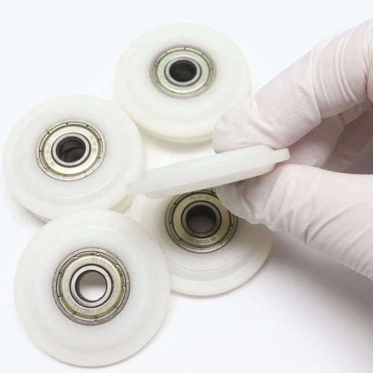 Plastic Nylon roller pulley 608 Y type POM roller pulley wheel for sliding door window
