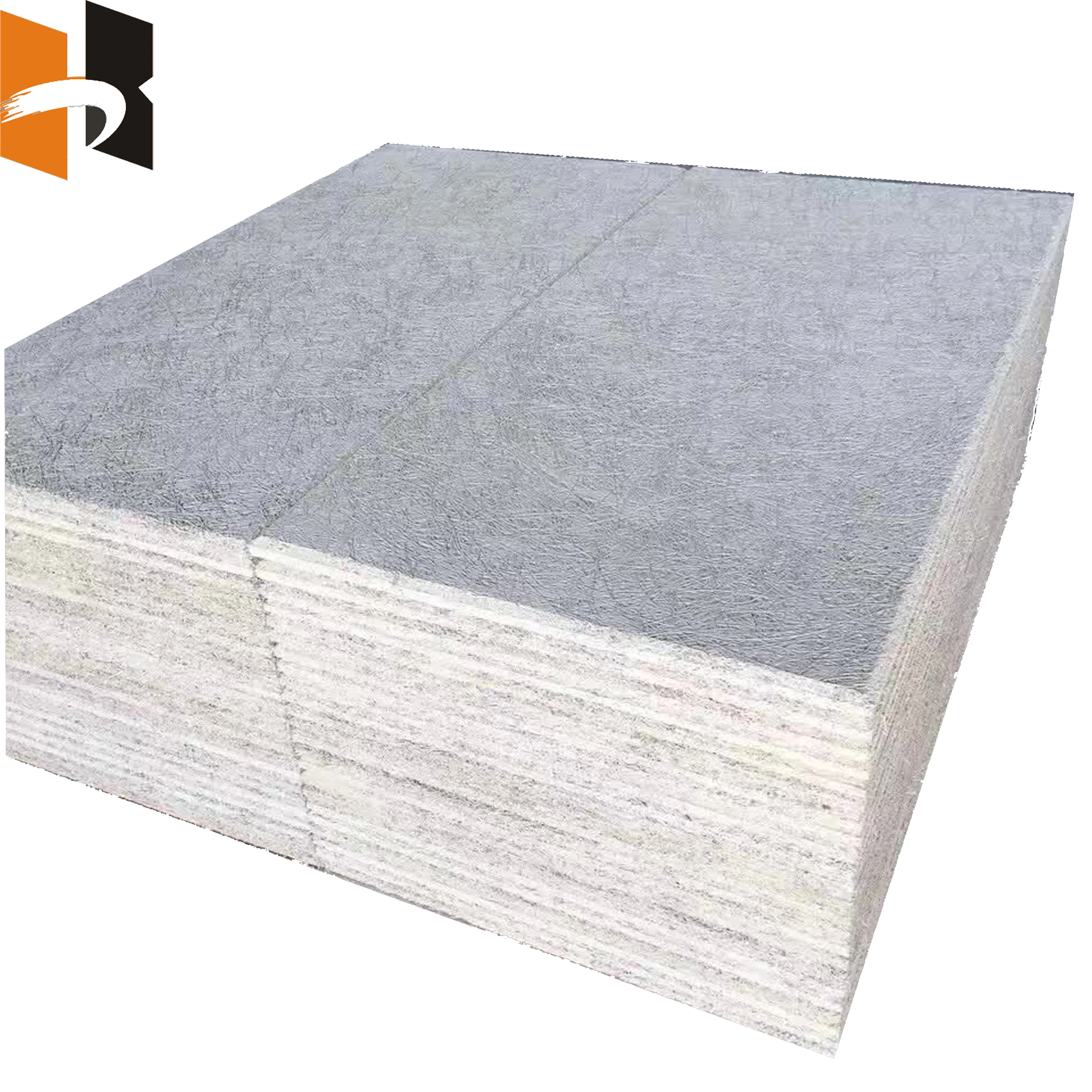 Soundproof Acoustic Wood Wool Panels For Wall Ceiling