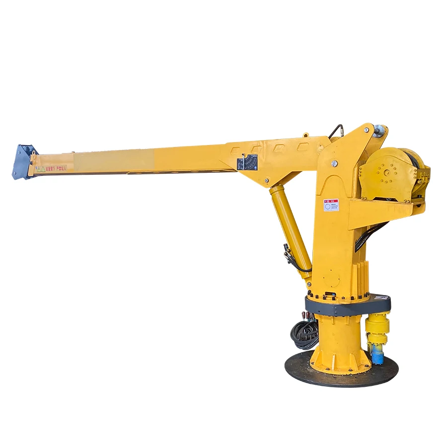 Marine Track Mounted Telescopic Hydraulic Ship Unloading Crane