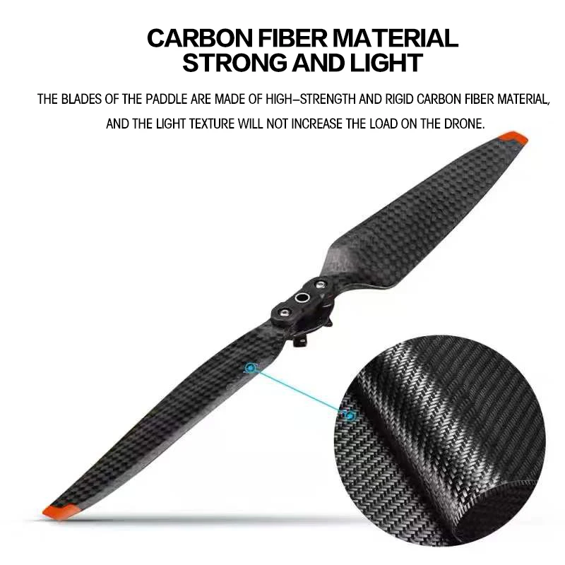 Newly designed high quality DJI MAVIC carbon fiber drone part K80 Propeller manufacturing