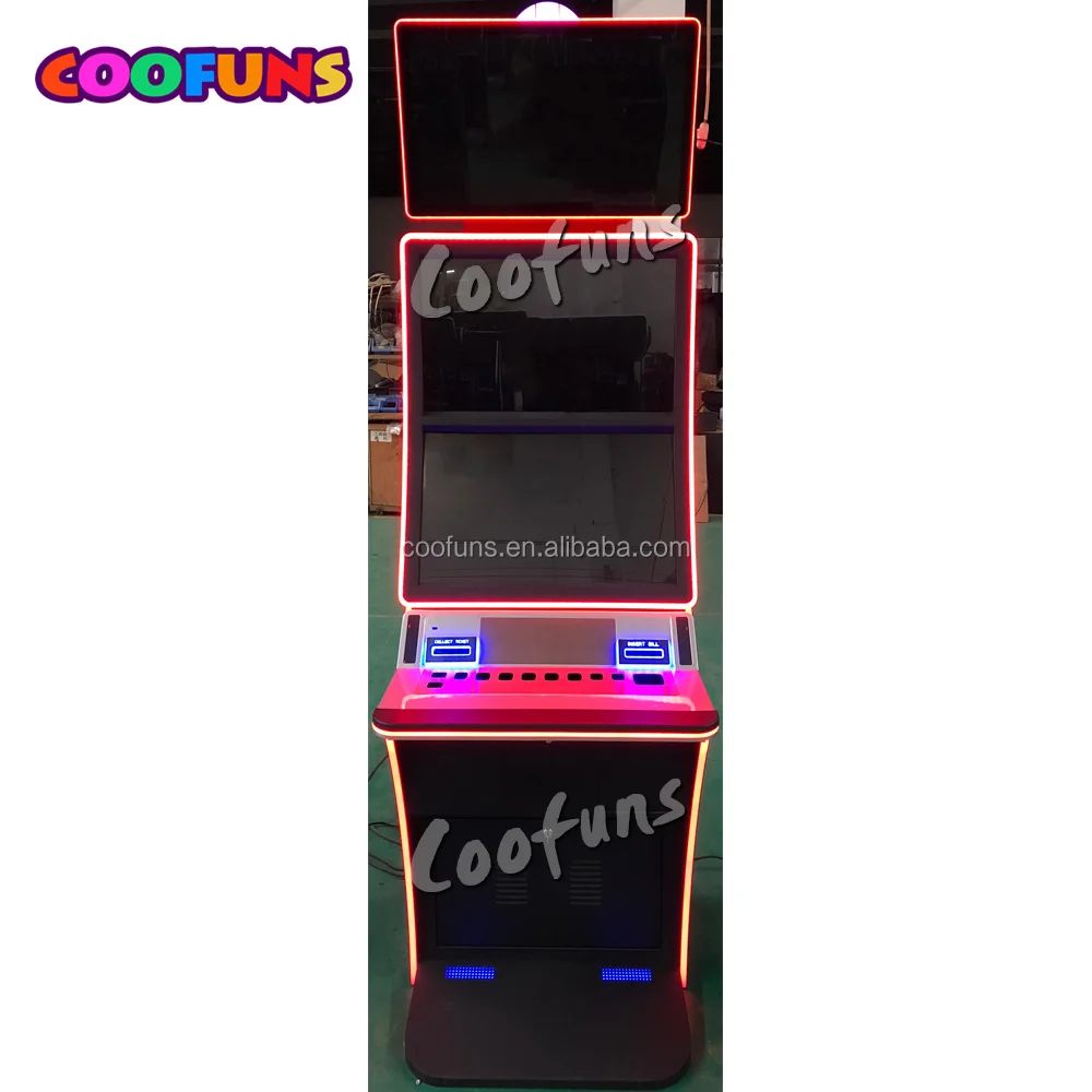 COOFUNS Amusement Game Metal Triple Screen Skill Game Cabinet