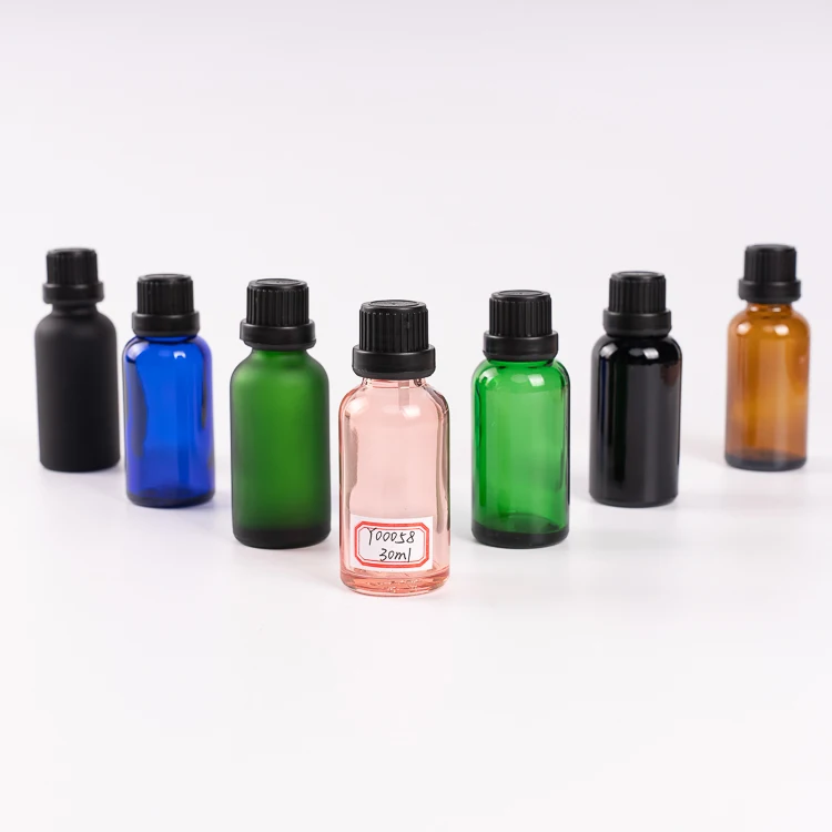 Custom 10ml 100 ml Style Competitive Price Unique Pipette Essential Oil Small Glass Bottle For Cosmet