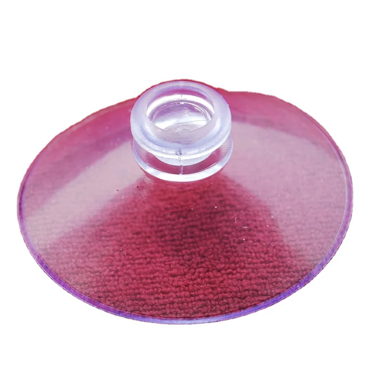 30mm Standard Transparent PVC suction cups with screw