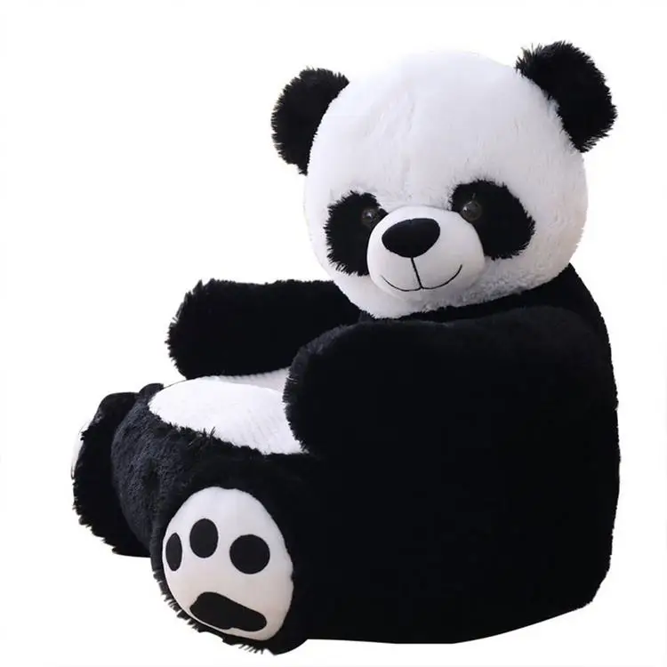 
Kids Panda Plush Chair Comfy Animal Sofa Backrest Armchair Cartoon Lovely Seat Baby Nest Sleeping Bed Pillow Stuffed Cushion 
