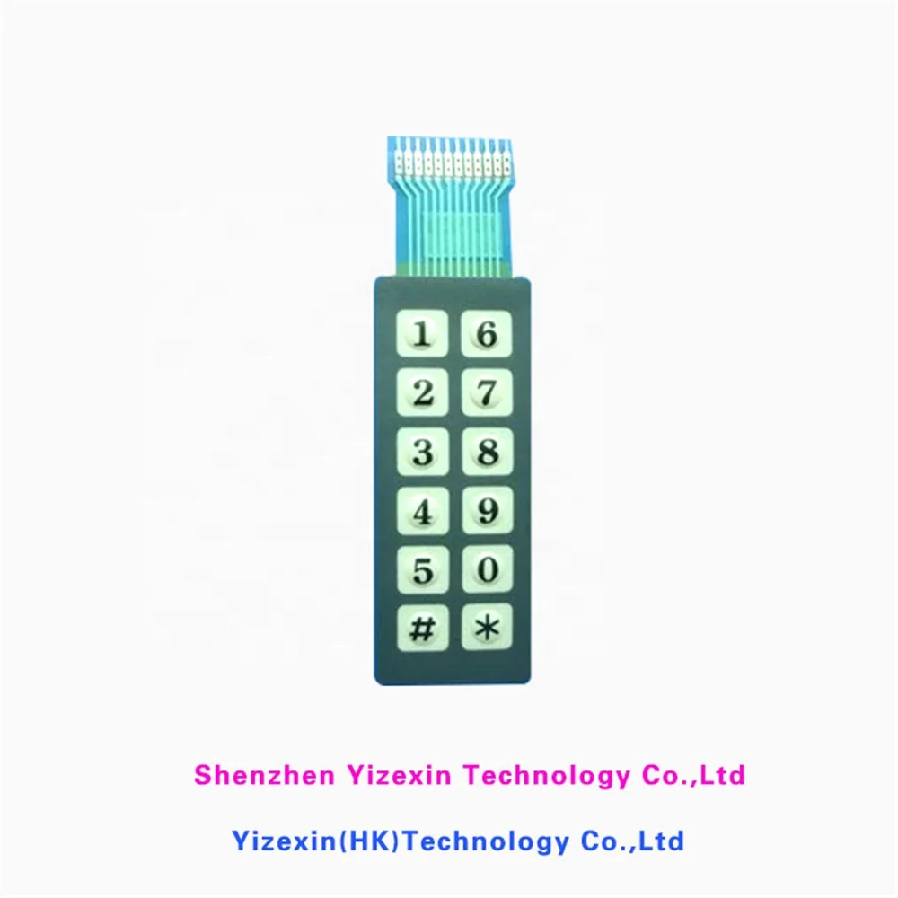 China made capacitive touch switch more key mapping touch membrane keyboard