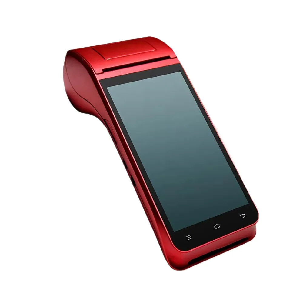 OEM 5.5inch Screen Android Handy Pos System With Printer Parking Receipt Printer