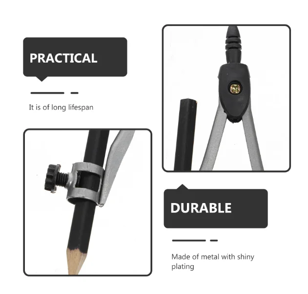 Drafting Drawing Math Teaching AIDS Science Students Kids Professional Drawing Tools Compass