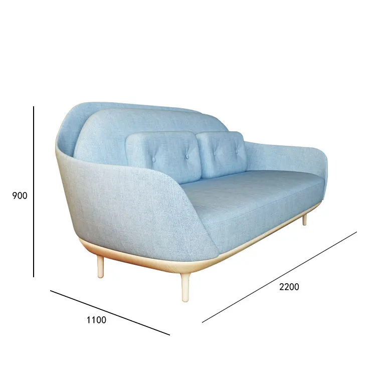 
Original factory newest 2 seater nordic furniture living room sofa 
