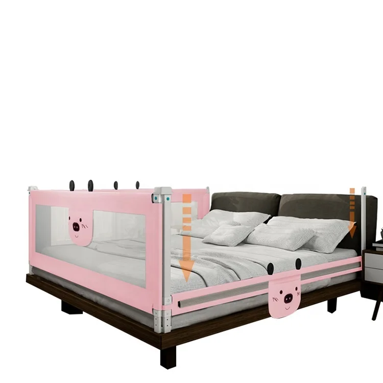 Разноцветные защитные ограждения для детской кровати