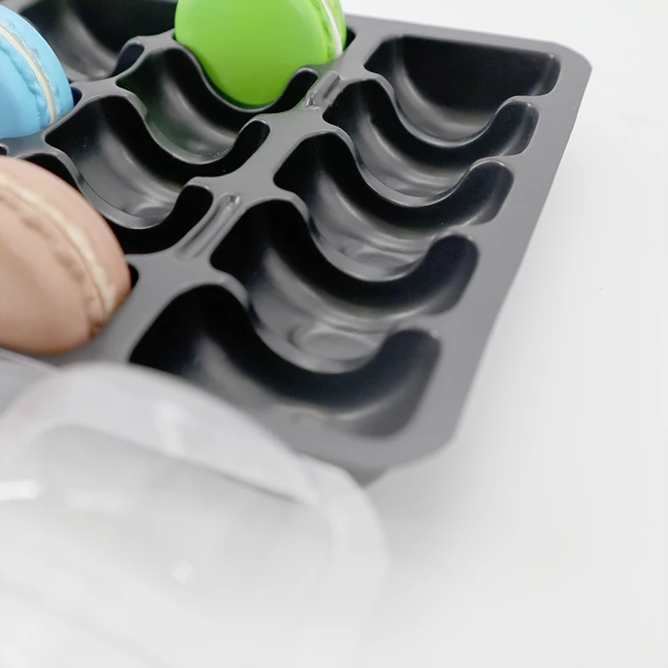 High quality blister plastic macaron boxes packaging