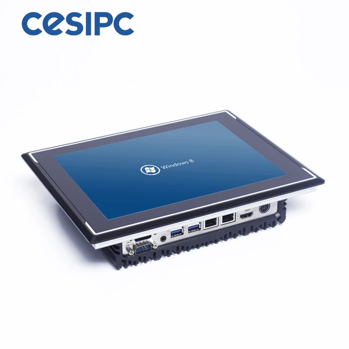 12 inch IP65 waterproof industrial computers with panel mount