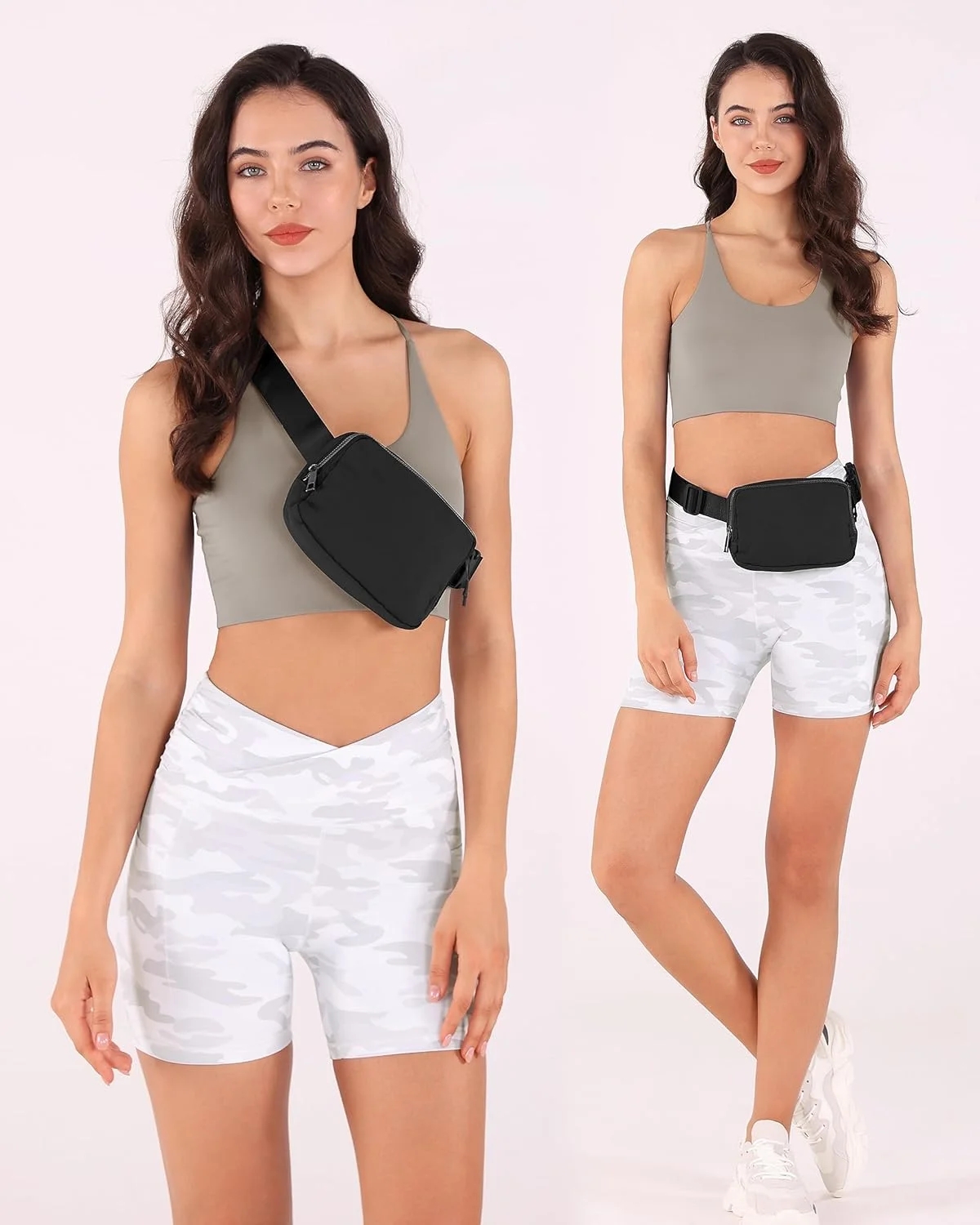 Женская поясная сумка Lulu нейлоновая на заказ мини-сумка через плечо водонепроницаемая