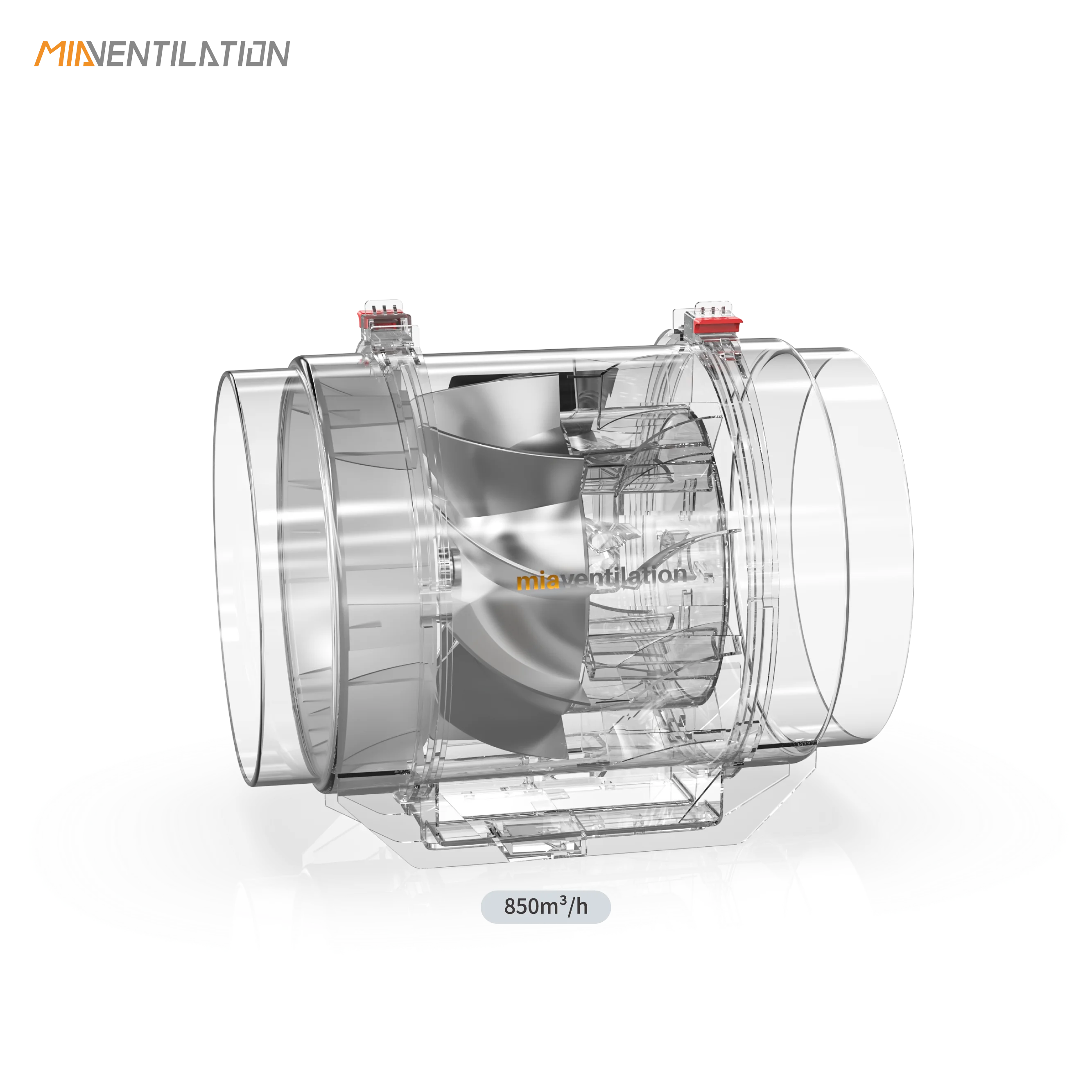 900m3/h reversible inline flexible exhaust  silent high air flow 200mm forced ventilation fan bathroom extractor duct fan