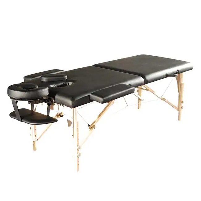 MT Rovana Factory Custom New Deign Cheap Black Folding Lightweight Tattoo Bed Massage Bed Portable Massage Table for Sale