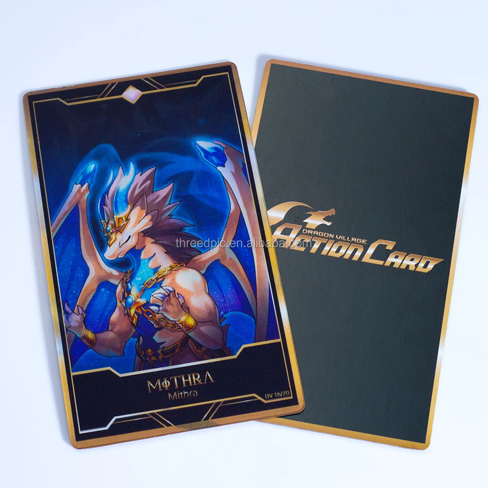 Pop Up Cards 3D Custom Lenticular 3D Playing Cards 3D Game Cards for Children