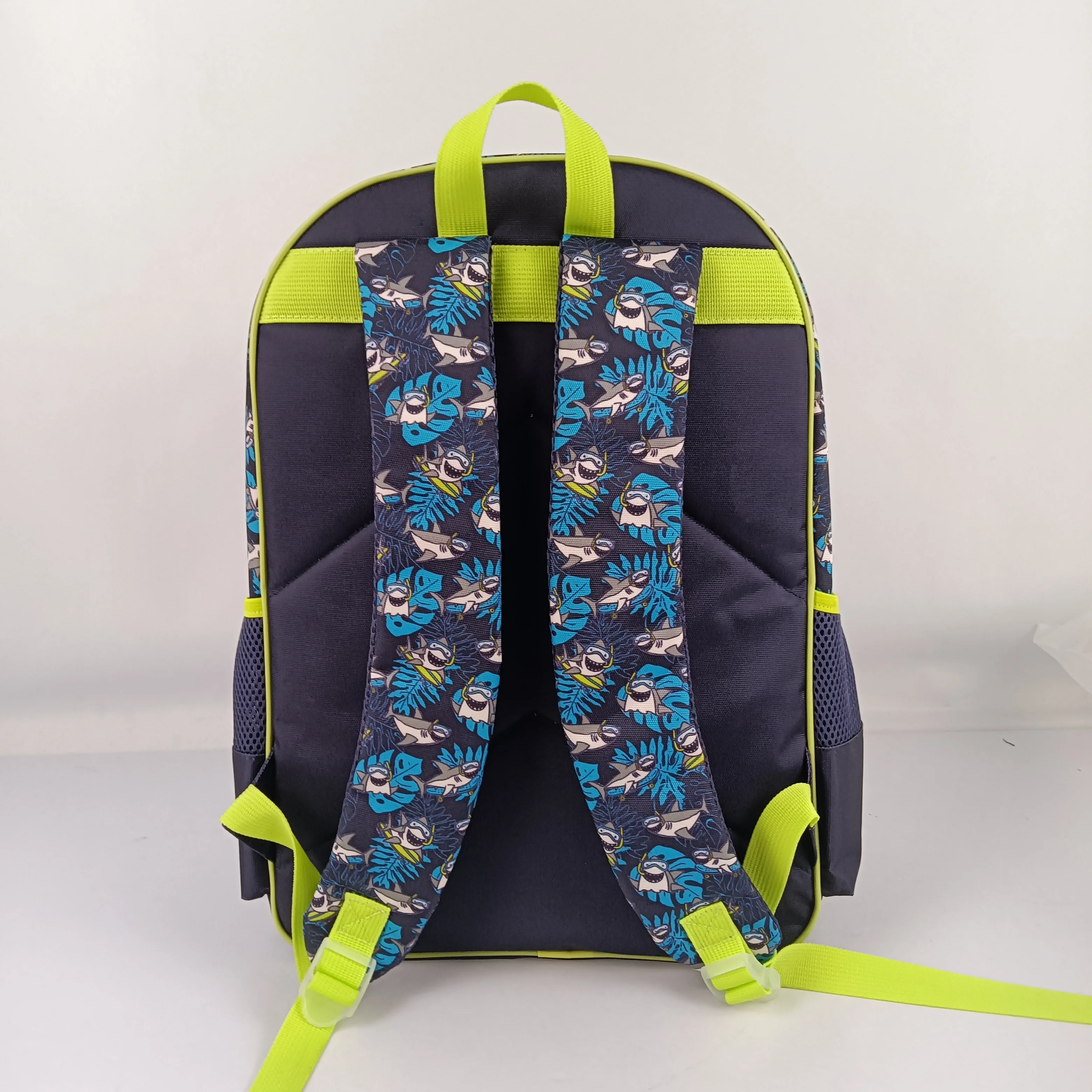 Shark Designer Backpack Kids Suitcase with Wheels,  Cute Travel Carry on 18inch Suitcase for Toddlers/Children/Boys with Wheels