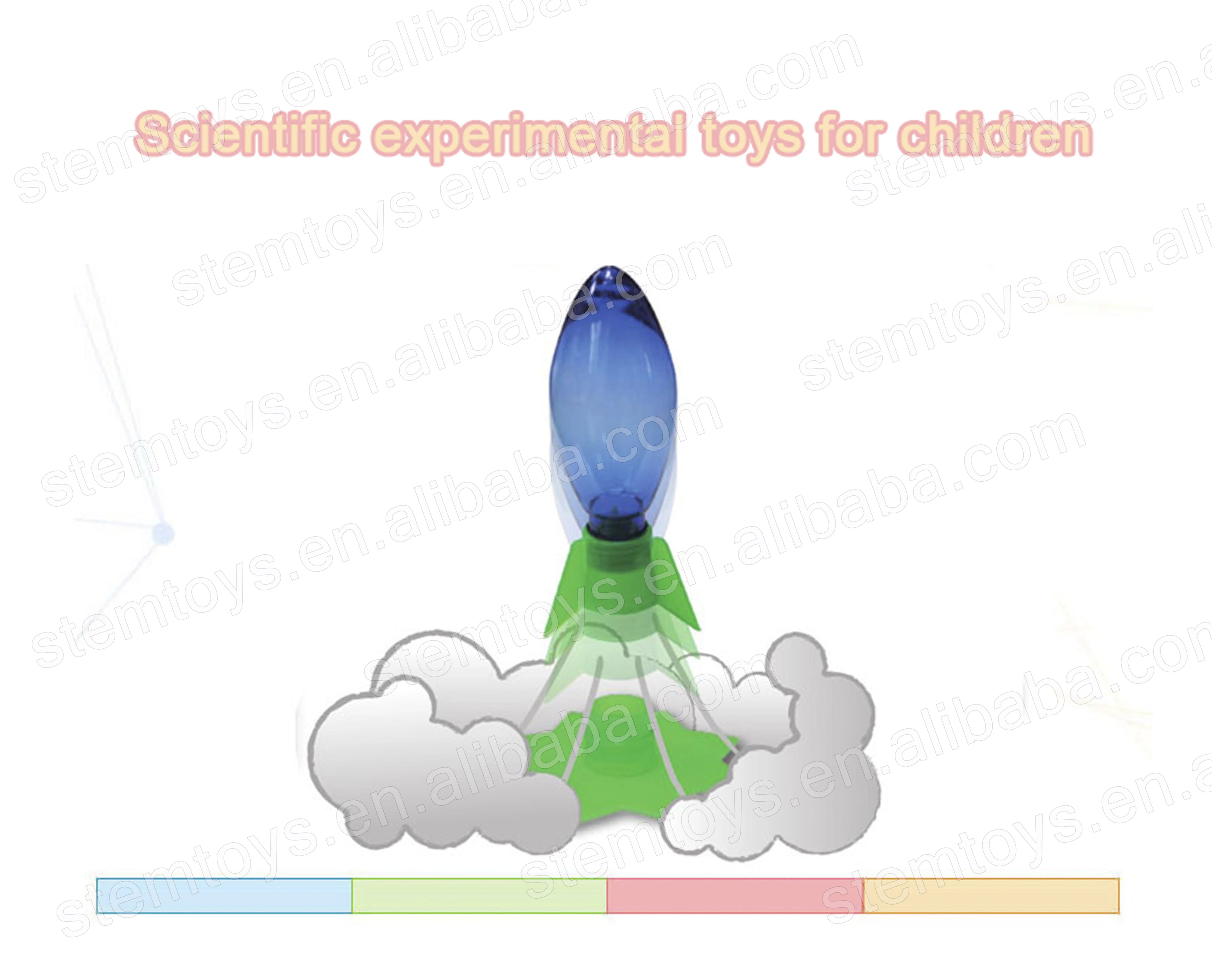 DIY Hand Made Chemical Water Rocket School Educational Toys superdry grow future thinking Stem Toys for kids/students