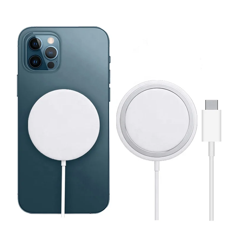 
2021 Hot Sale China Factory Wholesale New Magnetic Fast Wireless Magsafe Charger 15W for iPhone 12 Pro Max 